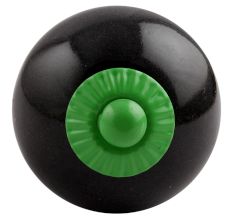Black Round Green Fitting Ceramic Knob